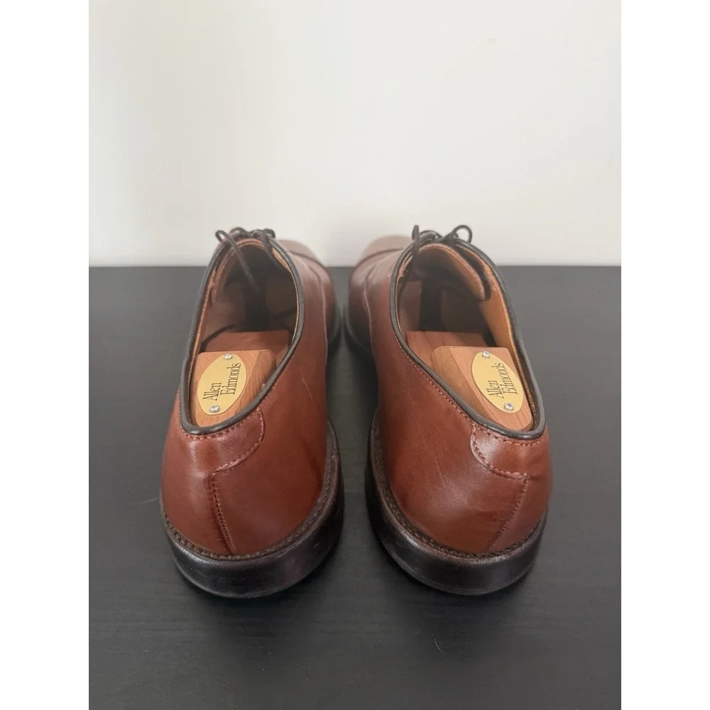 Vintage Allen Edmonds Wayland Cap Toe Oxford Shoes 10 B USA w/ Trees & Box